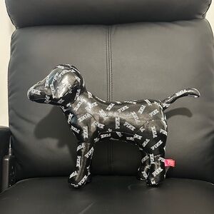 PINK Victoria's Secret Black Logo Dog Toy